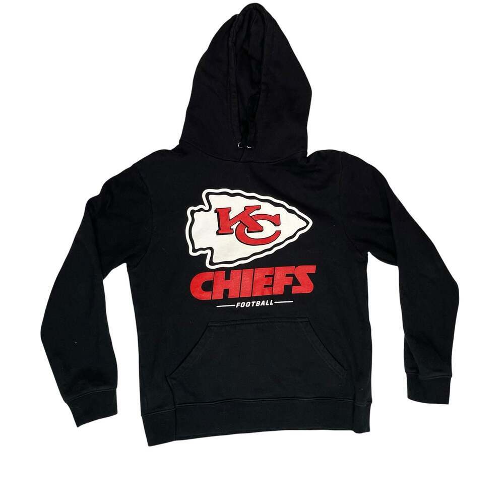Kansas City Chiefs Hoodie NFL Fanatics Black Pullover Sweatshirt M
